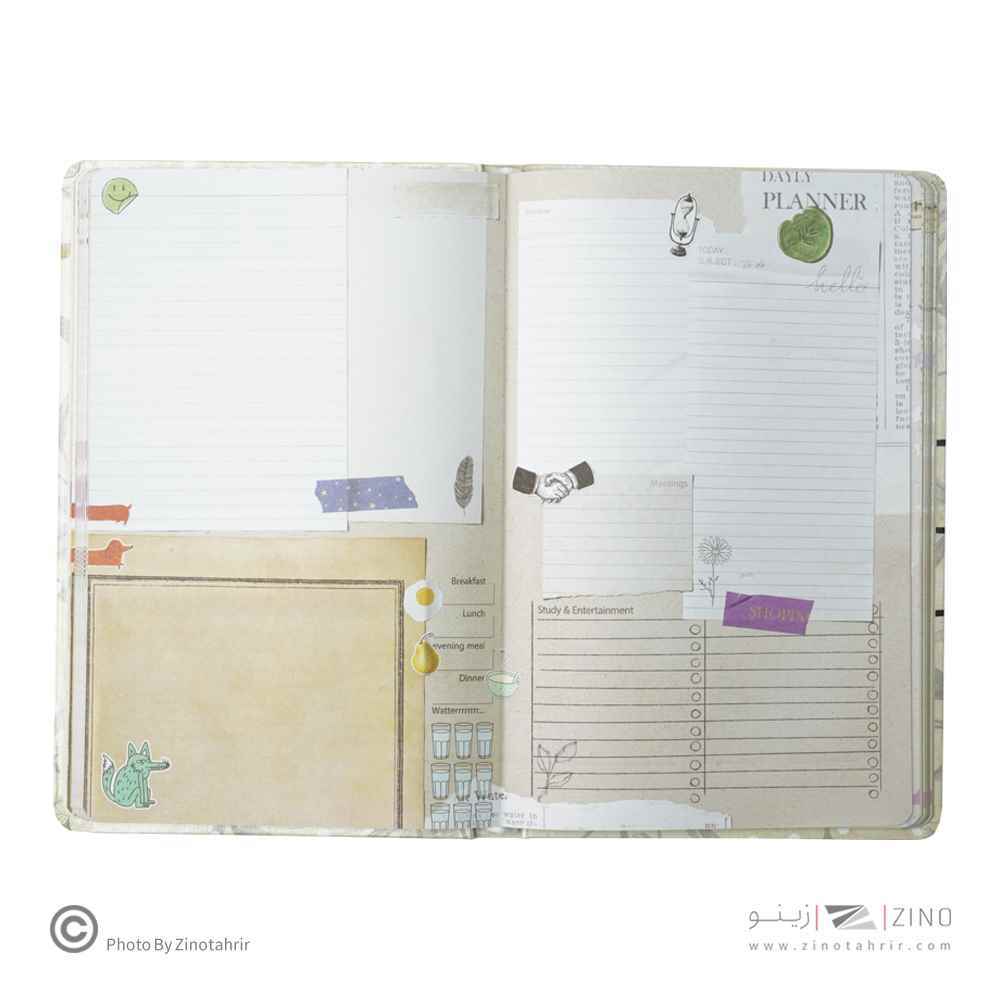 پلنرجلدسخت ته دوخت سایز14*22پیل سری اسلوپی