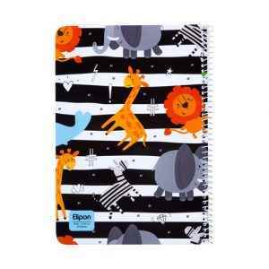 دفتر40برگ وزیری سیمی فانتزی الیپون کد214کارتن96عددی