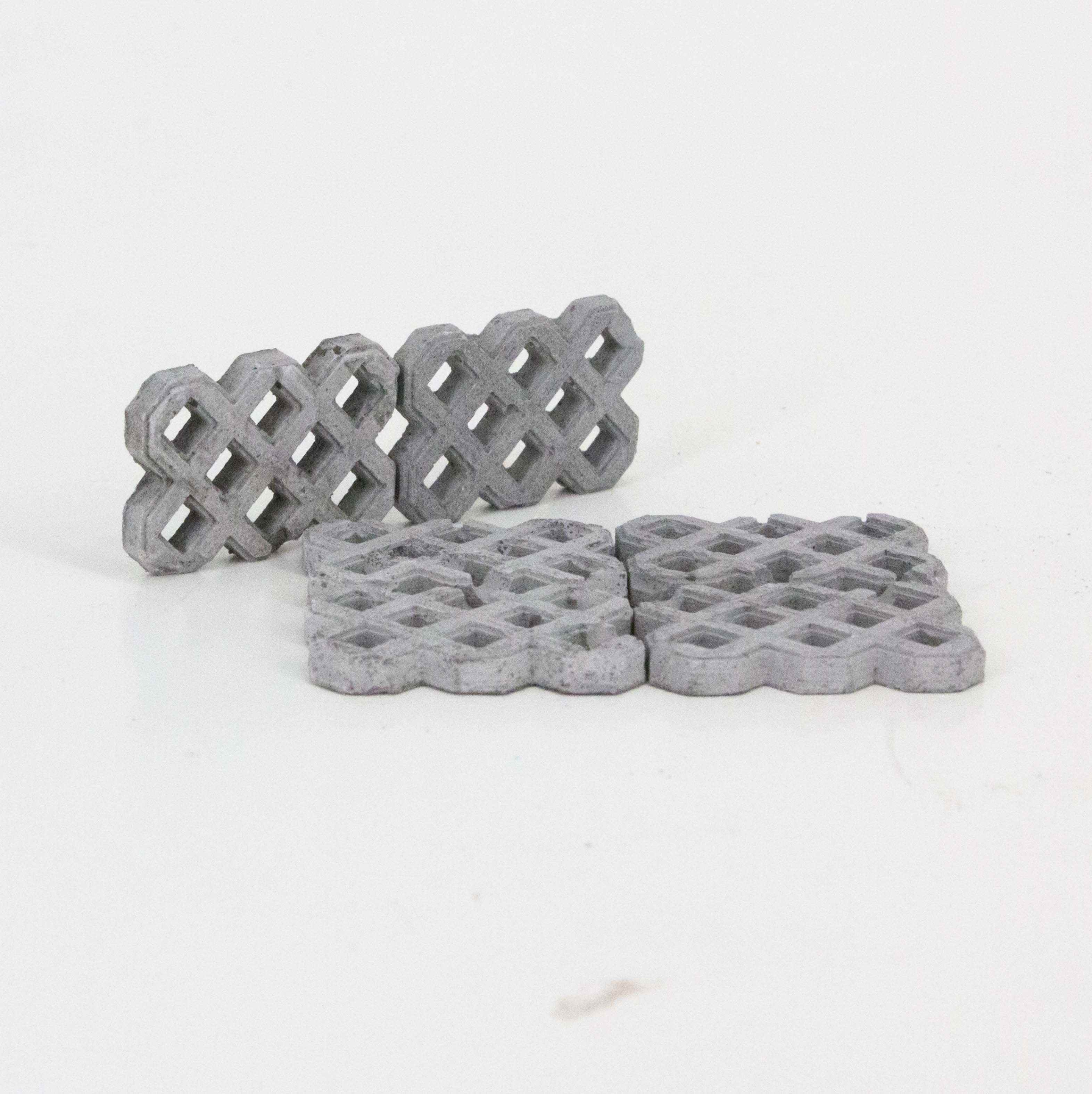 سنگ فرش مشبک مقیاس  1/24تعداد80عددی اشل