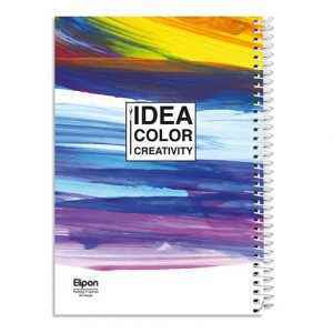 دفتر60برگ نقاشی سیمی وزیری فانتزی الیپون کد255کارتن 72عددی