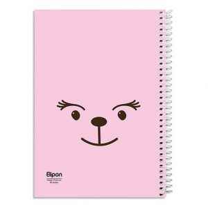 دفتر60برگ وزیری سیمی کلاسیک الیپون کد221کارتن72عددی