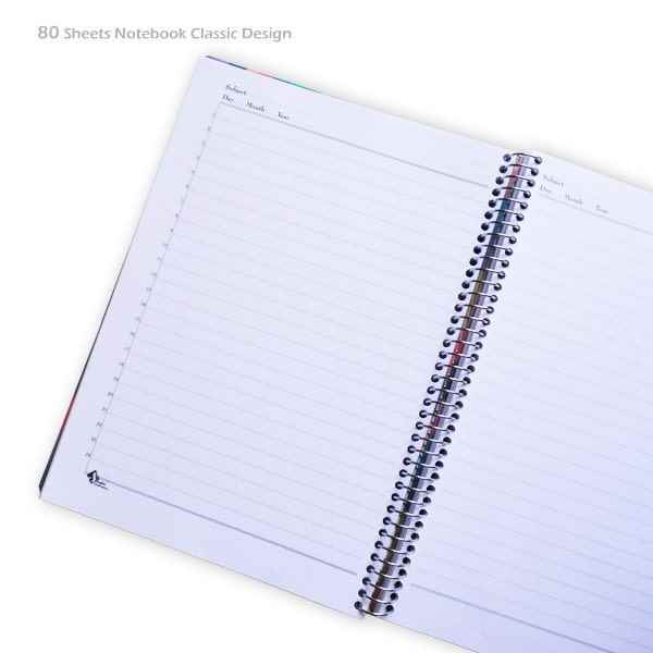 دفتر80برگ سیمی طلقی میکرو کدC8