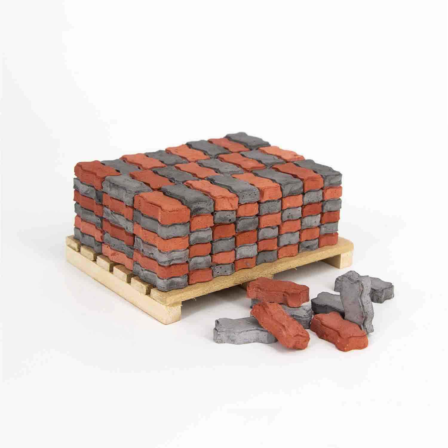 سنگ فرش موجی مقیاس 1/12  تعداد200عددی اشل 