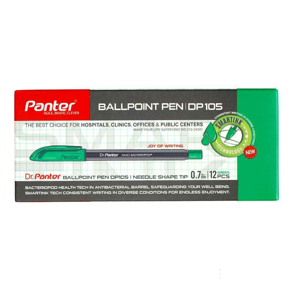 خودکار سبز 0-7دکتر پنتر12عددی کدdp105