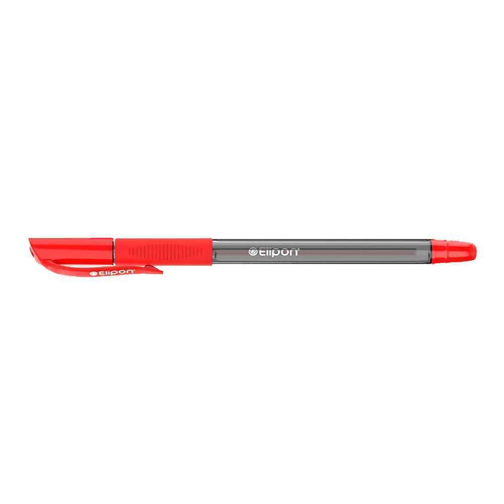 خودکار قرمز 0-7 سمی ژل  لیوان 50عددی الیپون en01 کد8261106