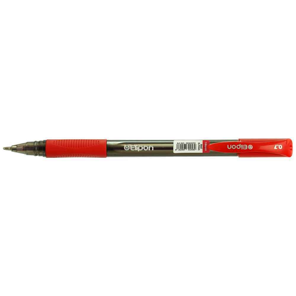 خودکار قرمز 0-7 سمی ژل  لیوان 50عددی الیپون en01 کد8261106