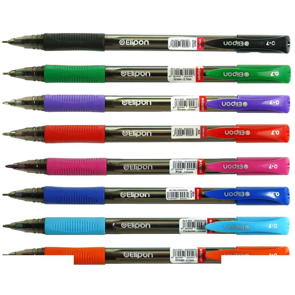 خودکار 8رنگ 0-7سمی ژل الیپون ea01 کد8261218