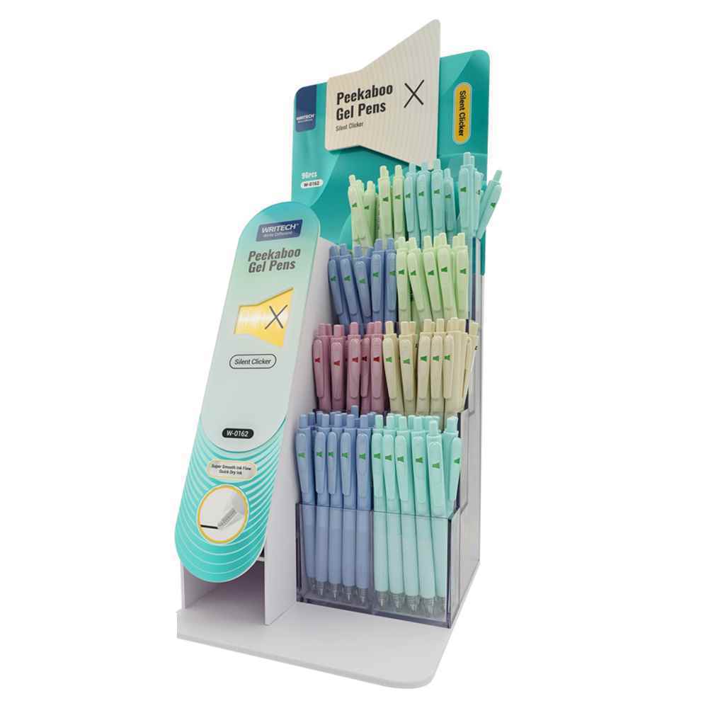 خودکار ژل رایتک مدل سایلنت(96عددی)PEEKABOO کدW0162