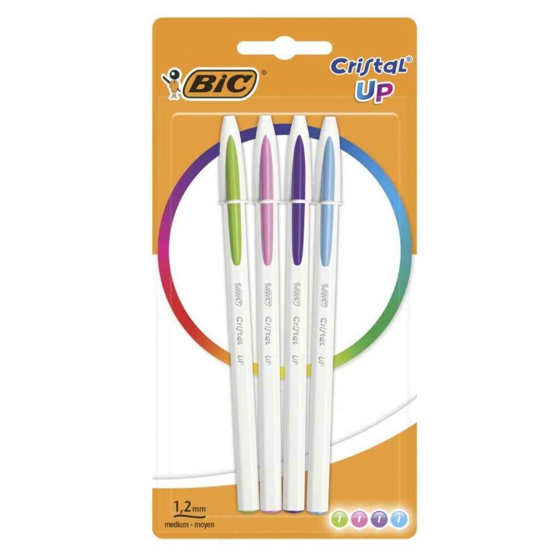 خودکار4رنگ فانتزی 1/2 کریستال آپ بیک