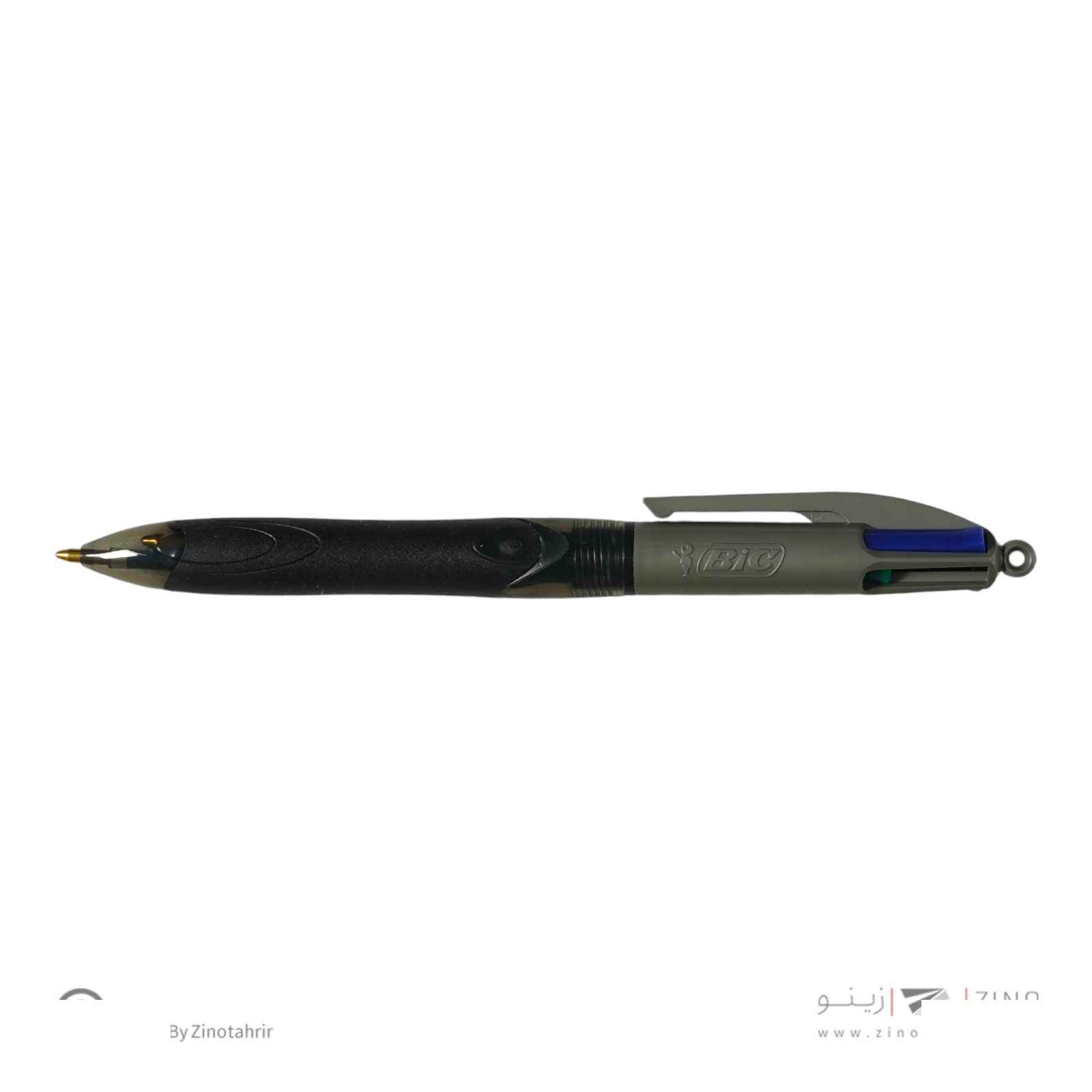 خودکار فشاری 4رنگ پرو گریپ بدنه مشکی بیک کد 249950