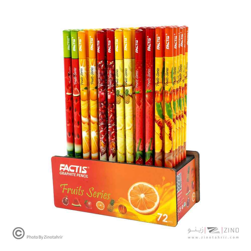 مداد مشکی فکتیس طرح میوه 