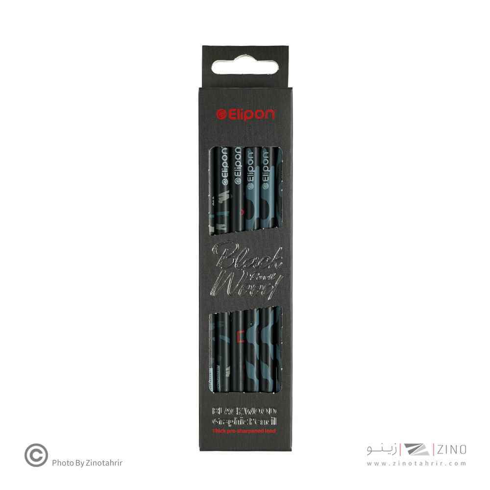 مداد مشکی(چوب مشکی) پاکن دار الیپون کد8281070
