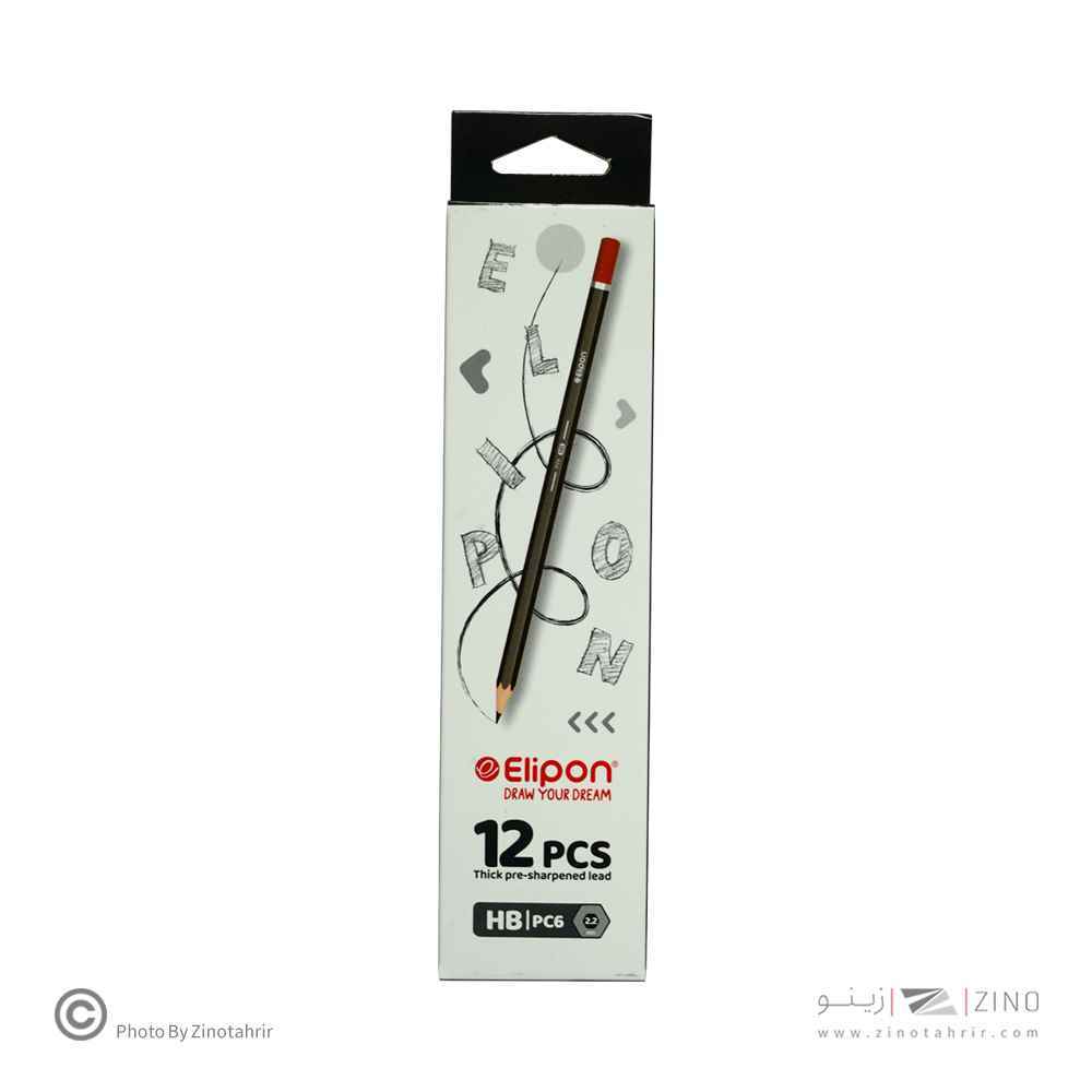 مداد مشکی کلاسیک شش گوش الیپون کد811007