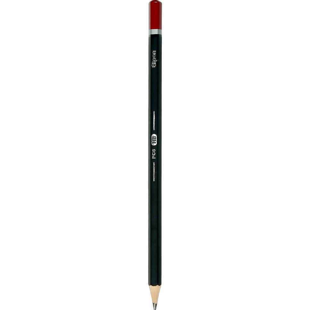 مداد مشکیبدنه شش گوش کلاسیک رگلام72عددی الیپون کد8012401