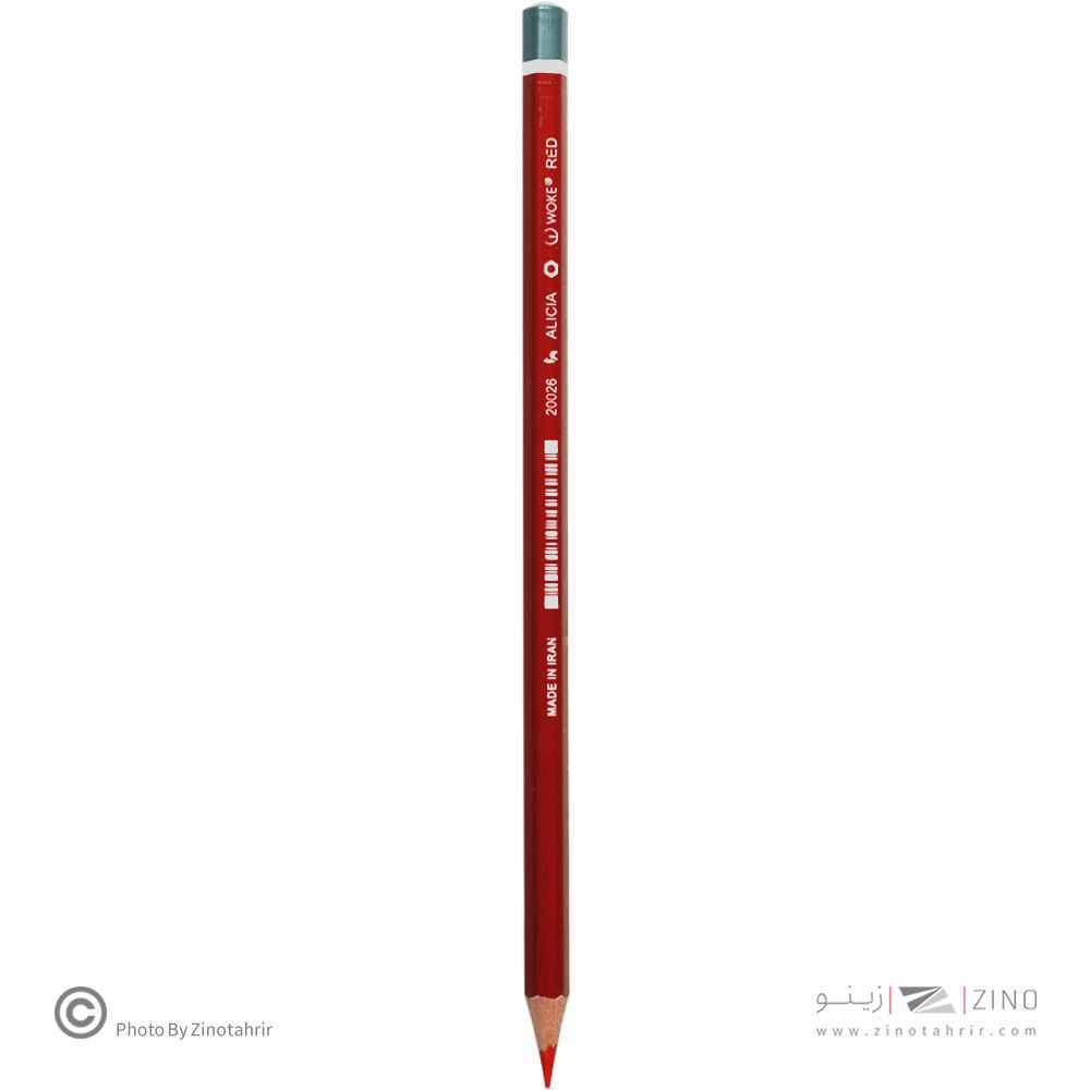 مداد قرمز 6گوش ووک کد20026