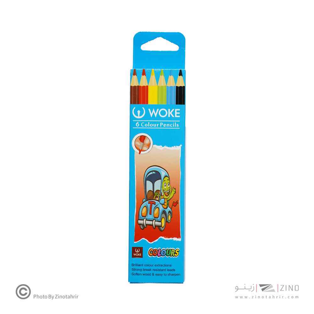 مدادرنگی6رنگ(شش گوش) جعبه مقوایی ووک