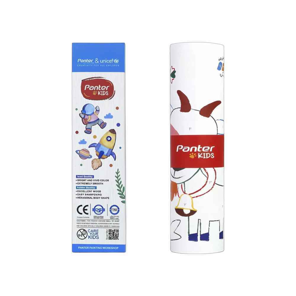 کارگاه رنگ آمیزی کاغذ رولی با تکنیک مداد رنگی پنتر کدpuw103
