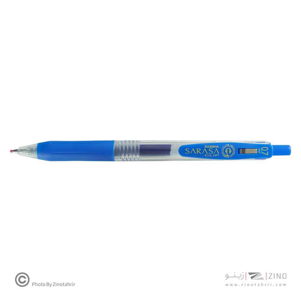 روان نویس فشاری ساراساکلیپ آبی کبالت 0/7 زبرا(10عددی)