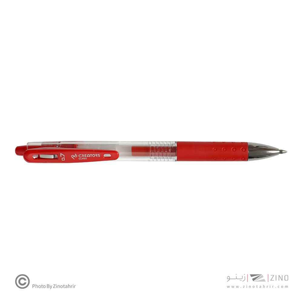 روان نویس ژل پن0/7قرمزپرامیس سیکلاس