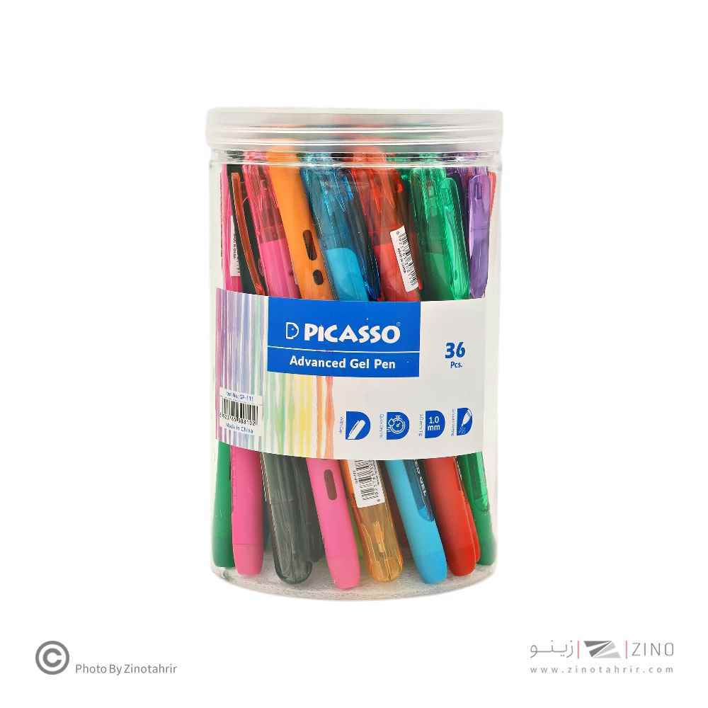 روان نویس1/0ژل9رنگ لیوانی پیکاسو کدGP-111