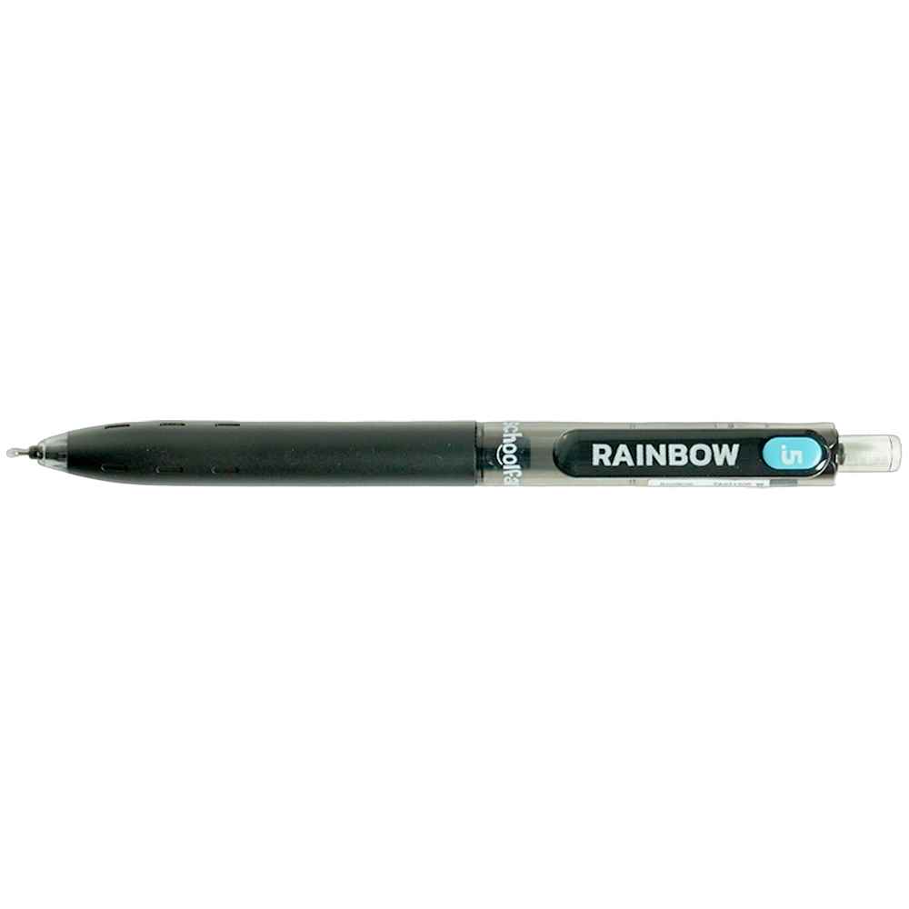 روان نویس0-5 فشاری مشکی بدنه گریپ دار اسکول فنز سری rainbow