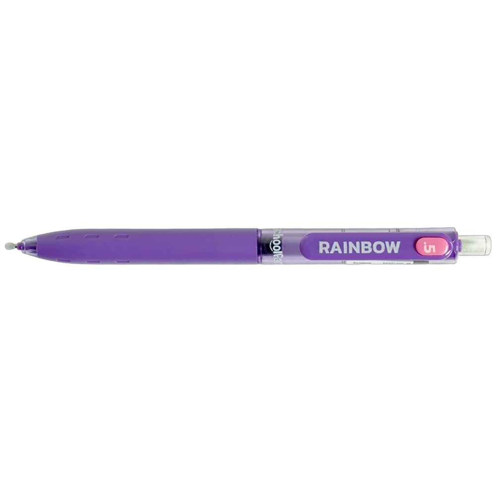 روان نویس0-5 فشاری بنفش بدنه گریپ دار اسکول فنز سری rainbow