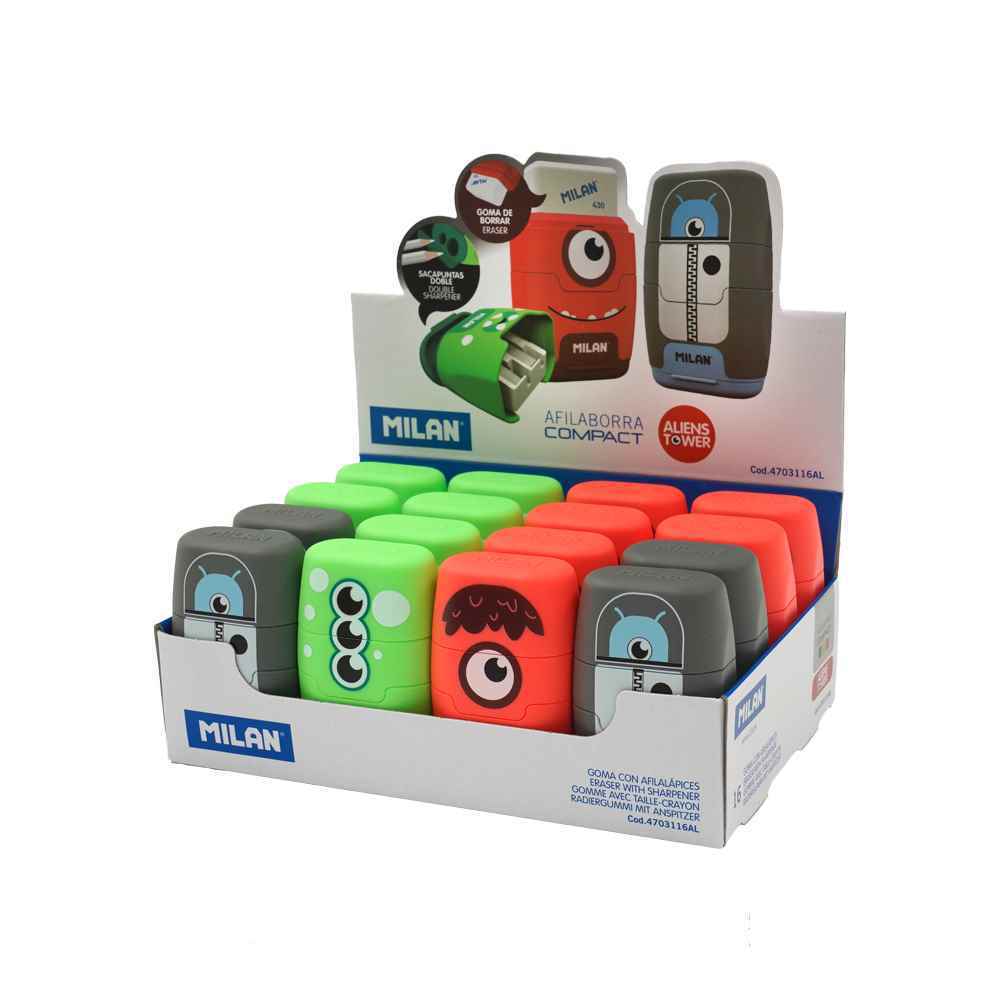 پاکن تراش دوقلو سریcompact aliens tower میلان کد4703116al