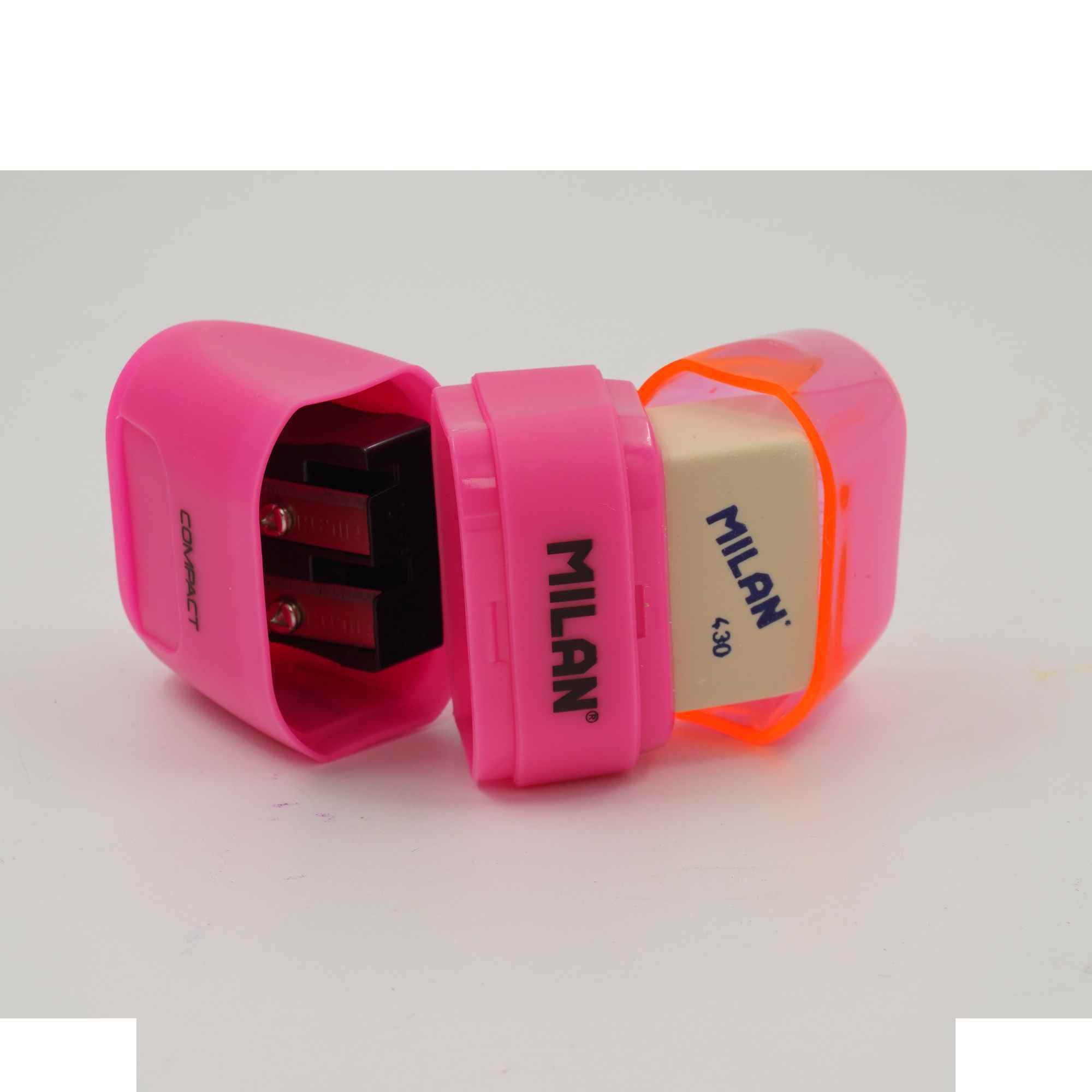 پاکن تراش دو سوراخ مخزن دار فلورسنت سری compact میلان کد4719116