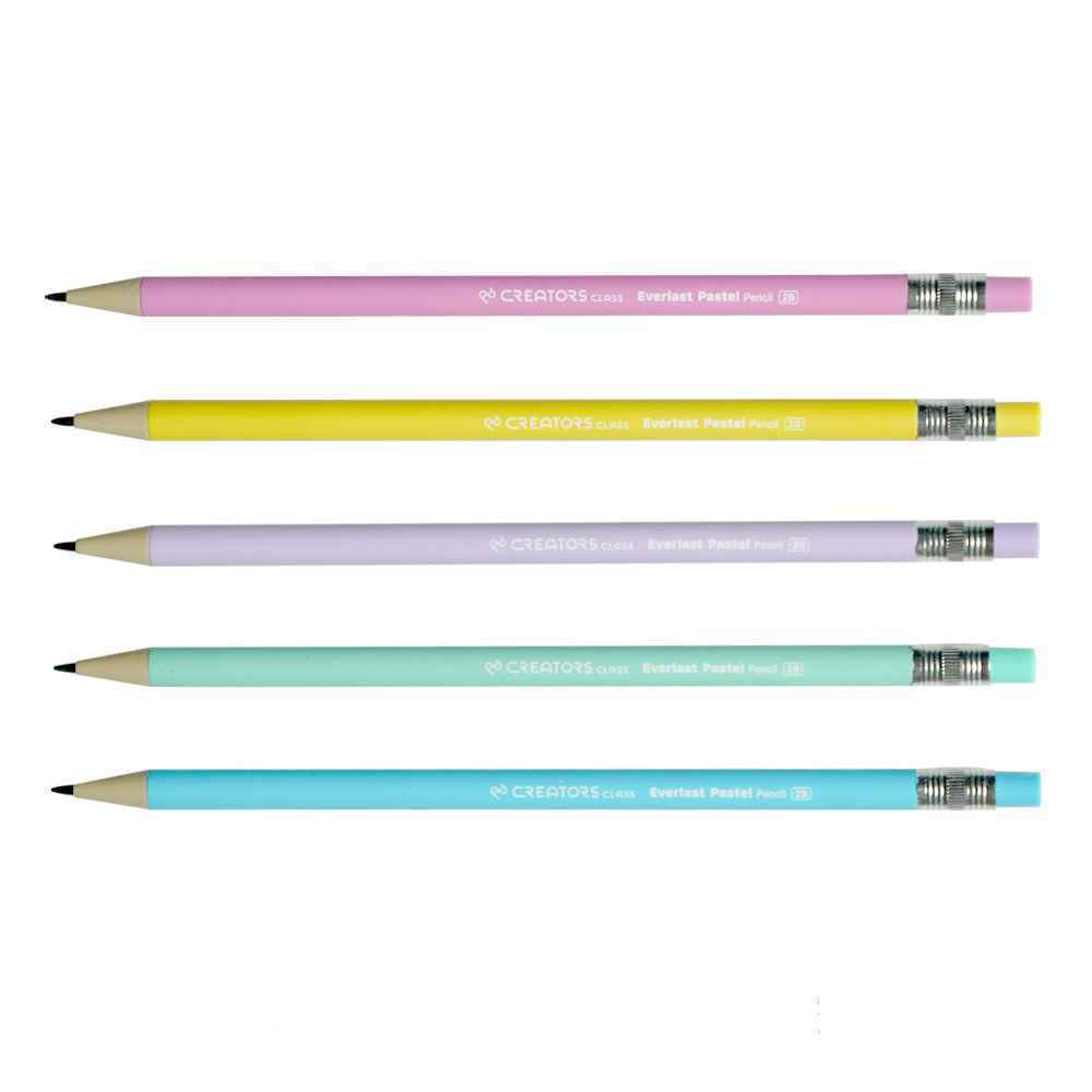 اتود2میل بدنه گرد با مغز گرید2b همراه با تراش 10عددی  اورلست پاستل سیکلاس کدccepmp-2b