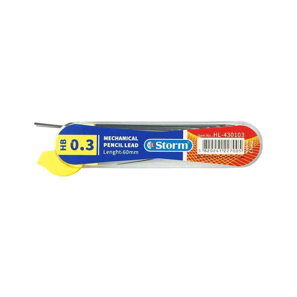 مغز مداد 0/3  (60میل) HB استورم کد HL-436*تعداد در باکس12جین*
