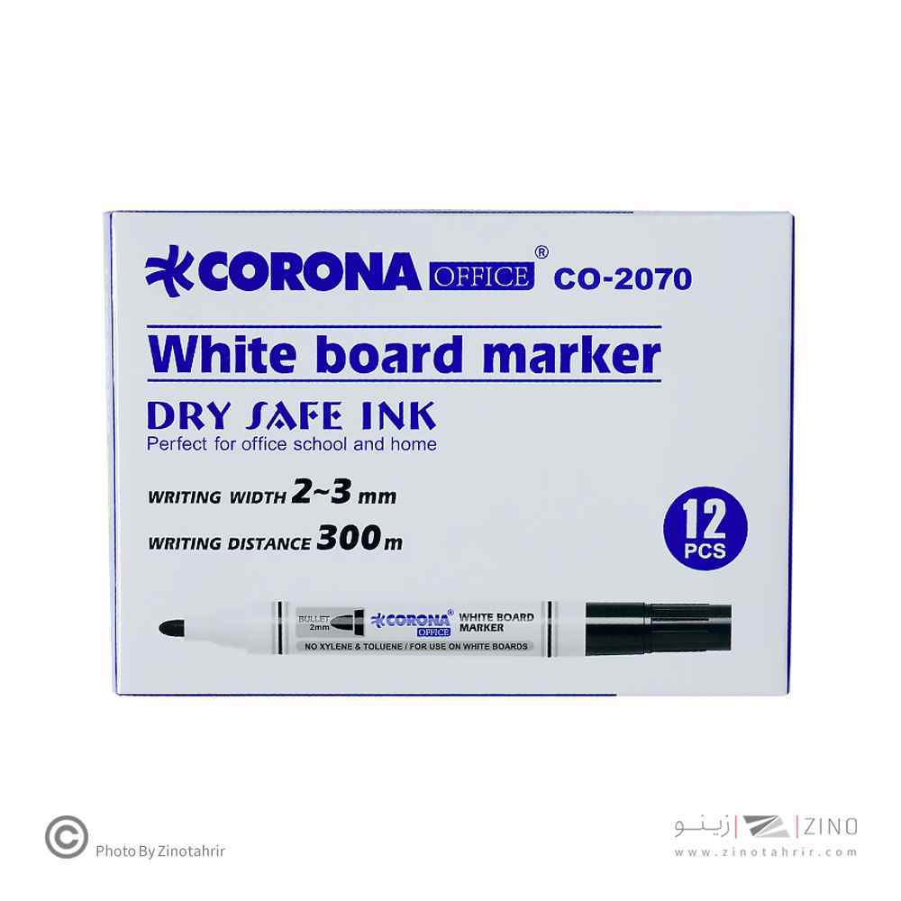 ماژیک وایت برد گرد رنگ جور کرونا کد2070