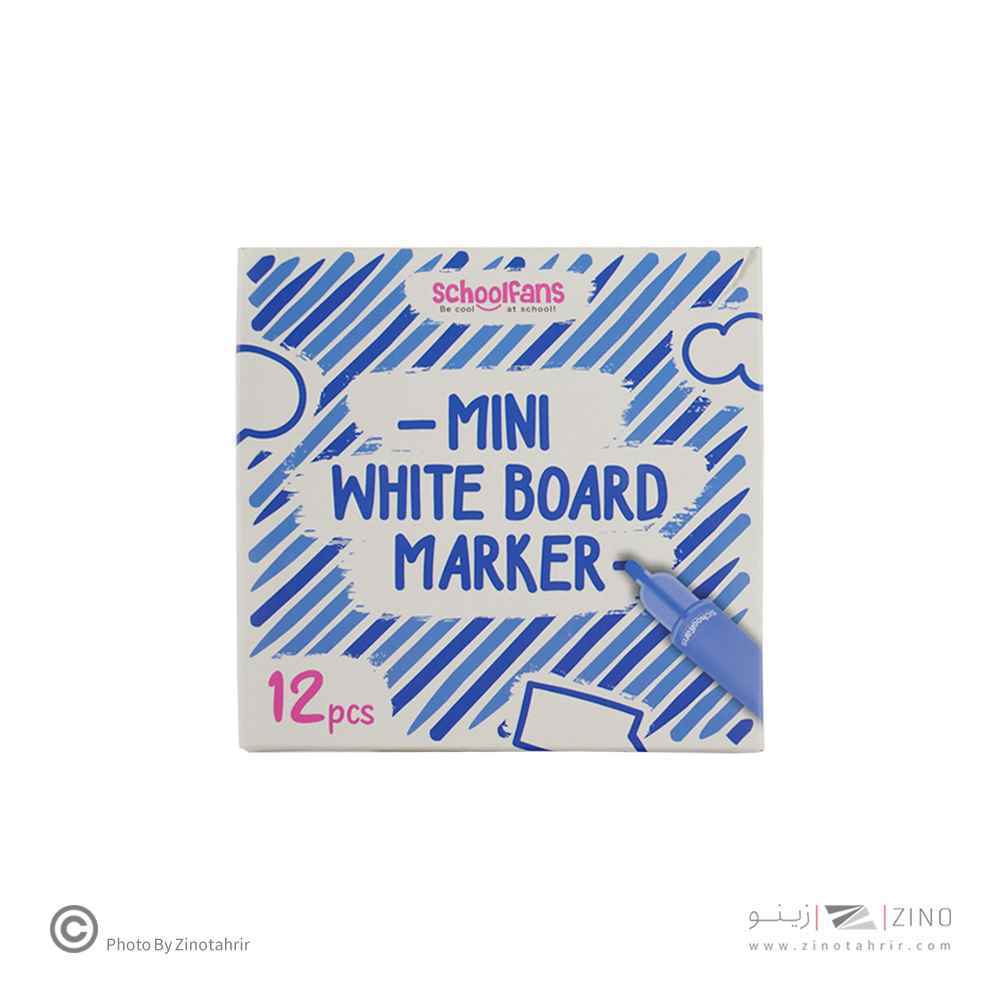ماژیک وایت برد مینی گرد آبی  اسکول فنز کد922207-1