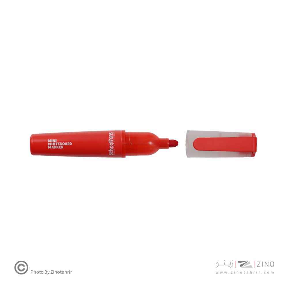 ماژیک وایت برد مینی گرد قرمز  اسکول فنز کد922207-3