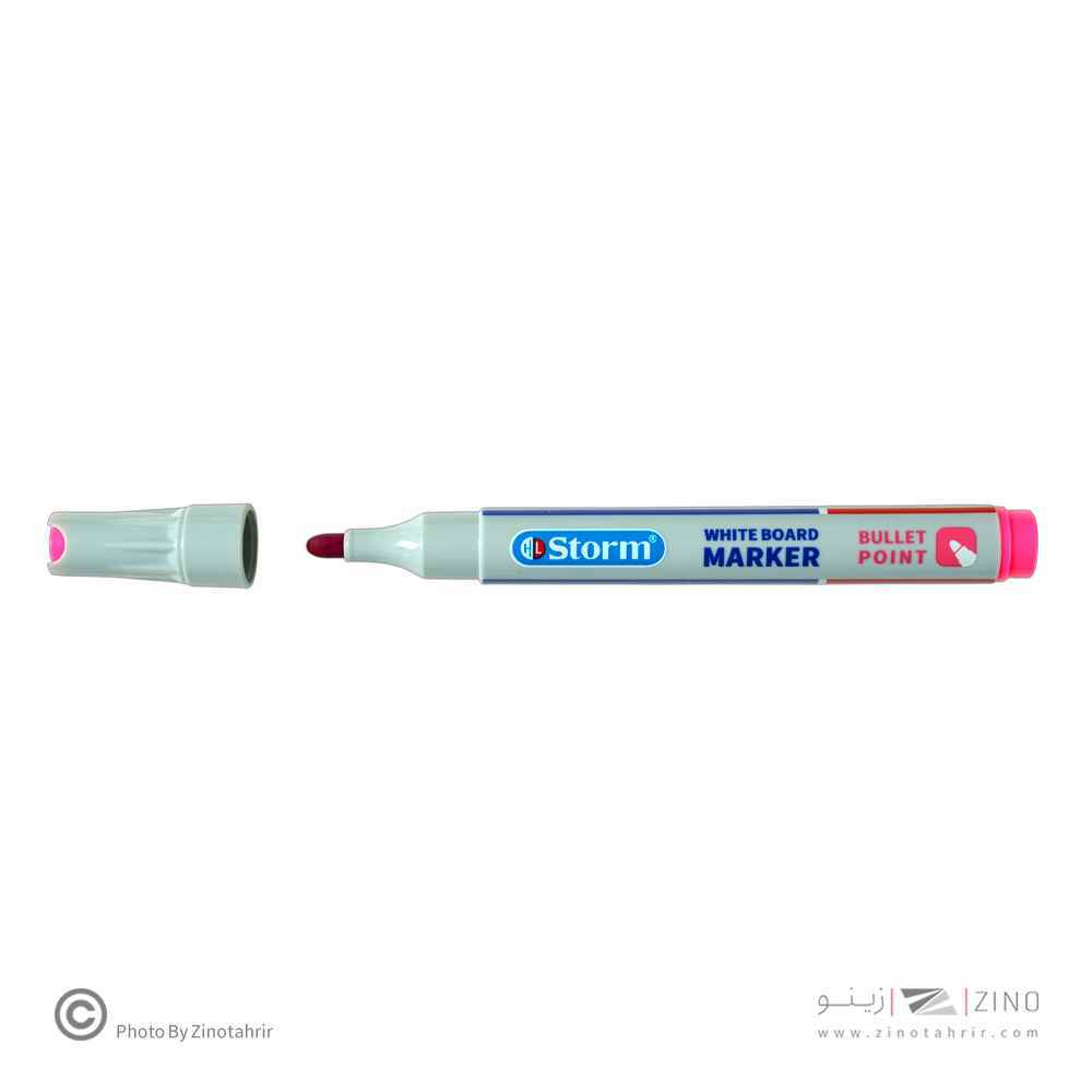 ماژیک وایت بردگرد صورتی استورم کد340777