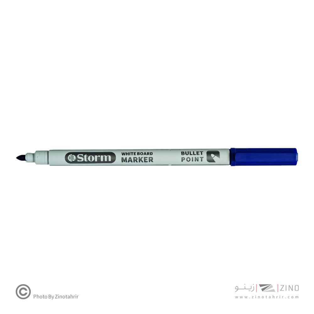 ماژیک وایت برد قلمی آبی استورم کد340701