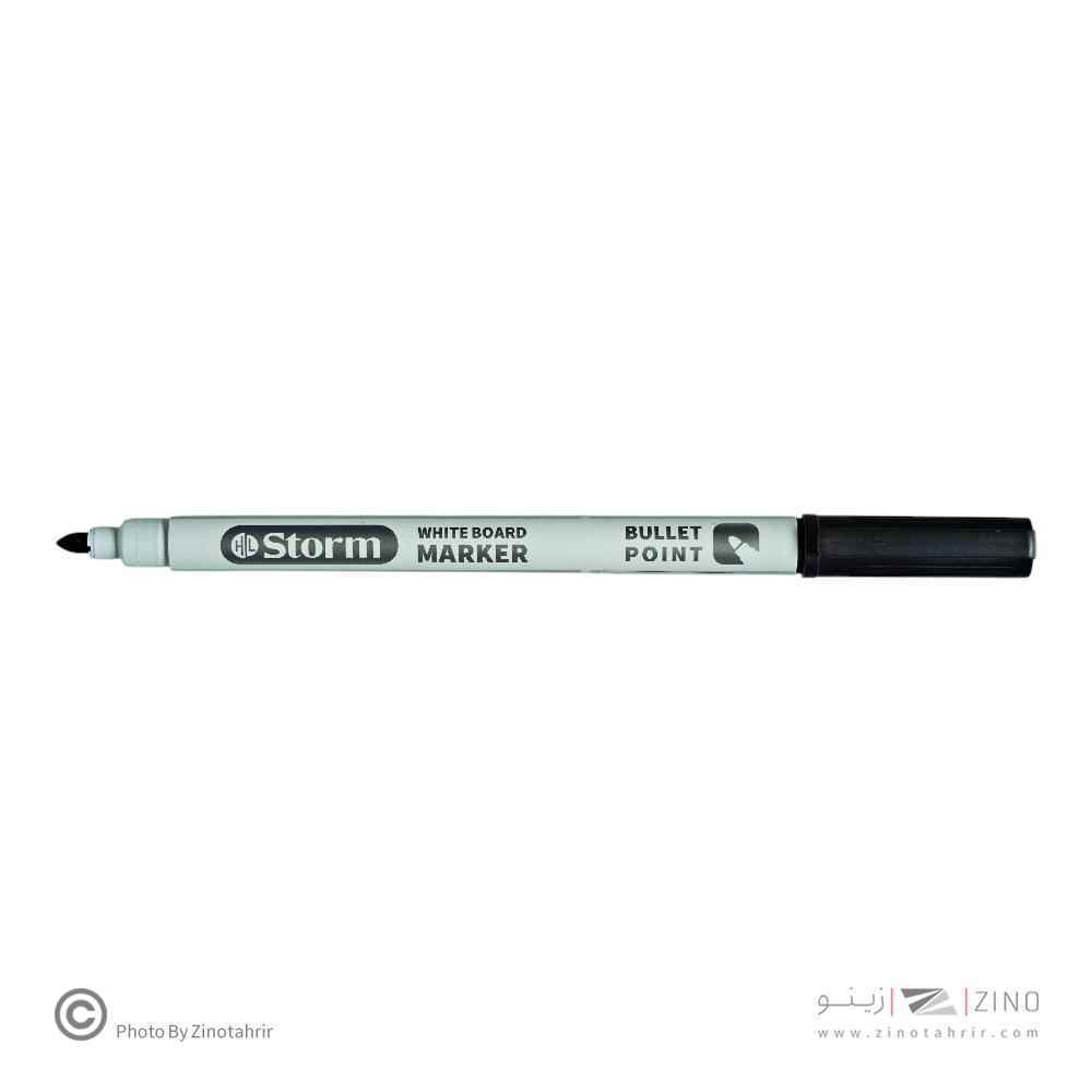 ماژیک وایت برد قلمی مشکی استورم کد340702