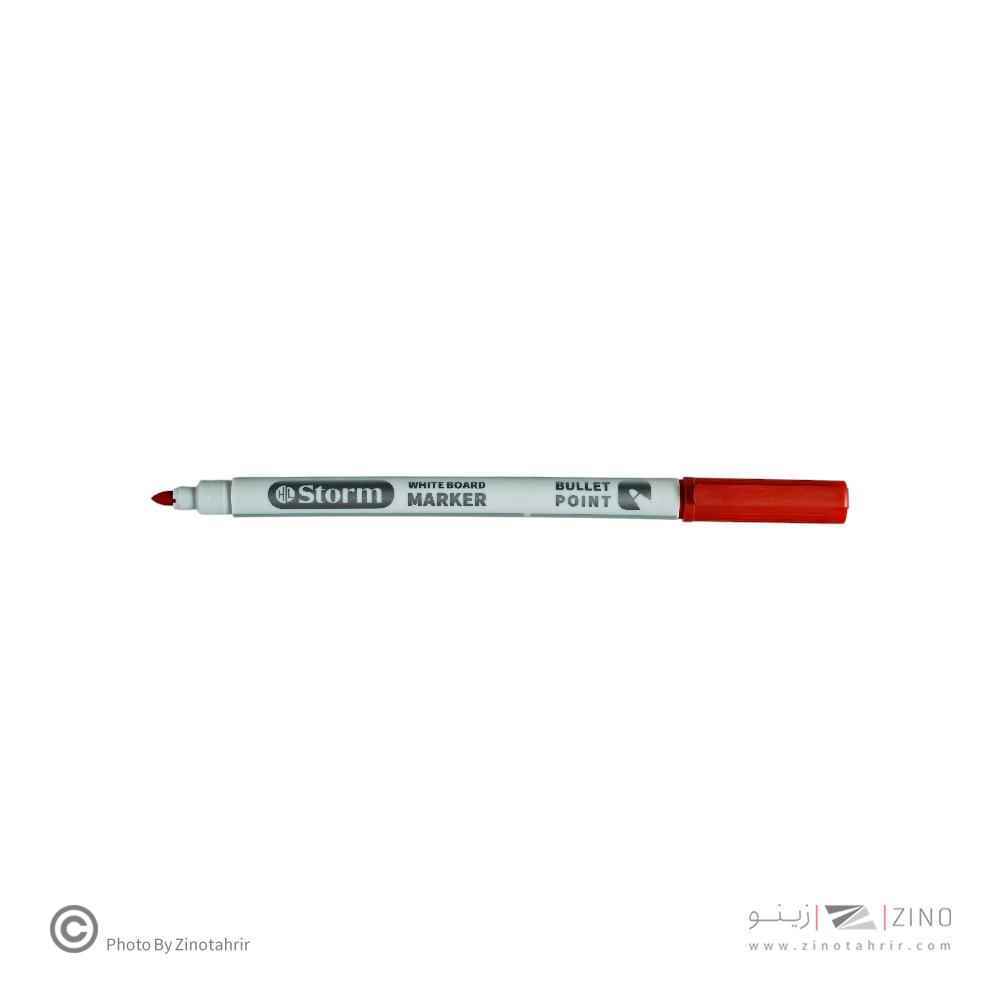 ماژیک وایت برد قلمی قرمز استورم کد340703