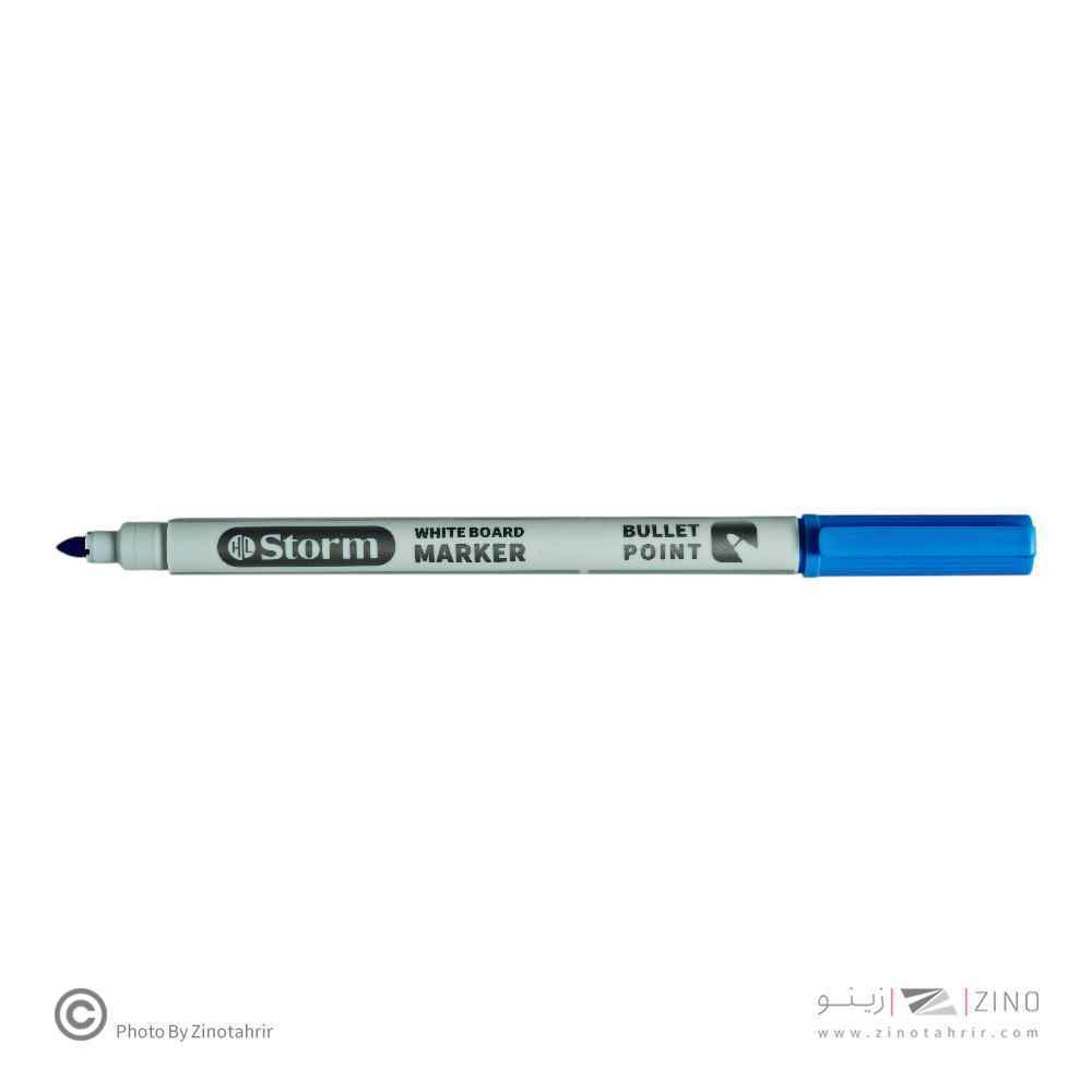 ماژیک وایت برد قلمی آبی روشن استورم کد340705
