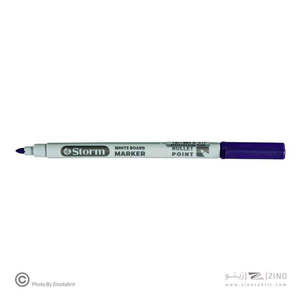 ماژیک وایت برد قلمی بنفش استورم کد340706