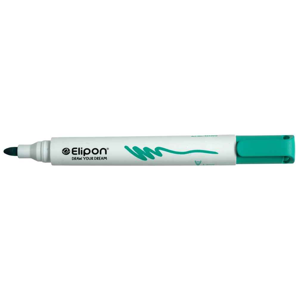 ماژیک وایت برد گرد سبز الیپون کد8241503