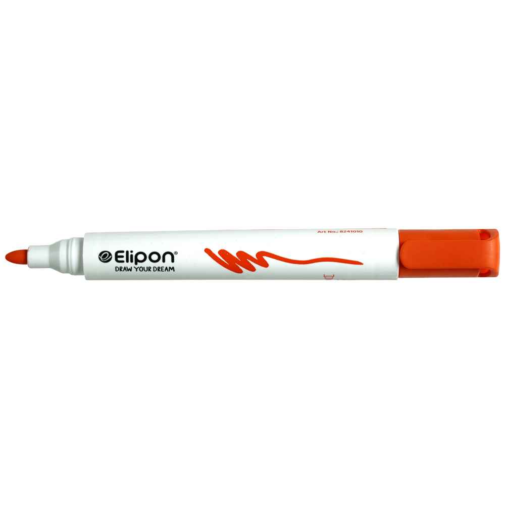 ماژیک وایت برد گرد نارنجی الیپون کد8241501