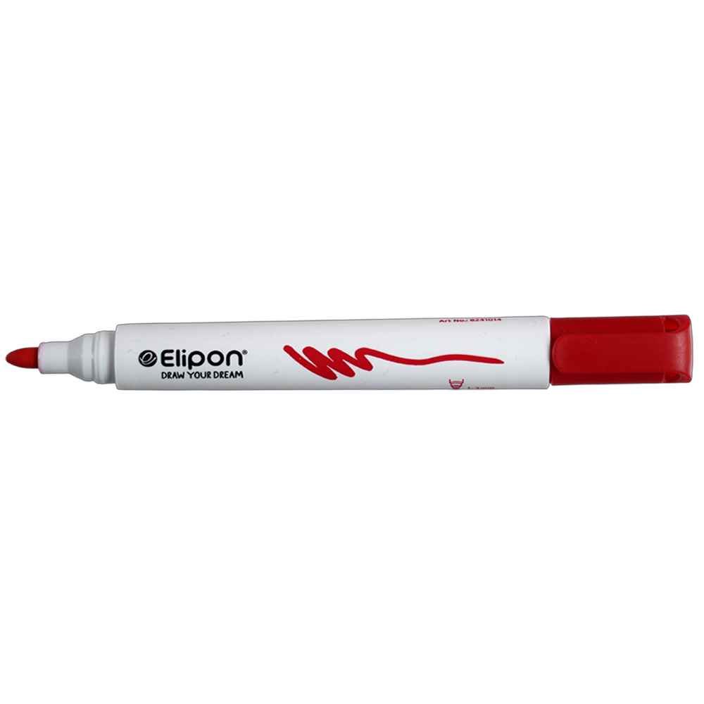 ماژیک وایت برد گرد قرمز الیپون کد8241505