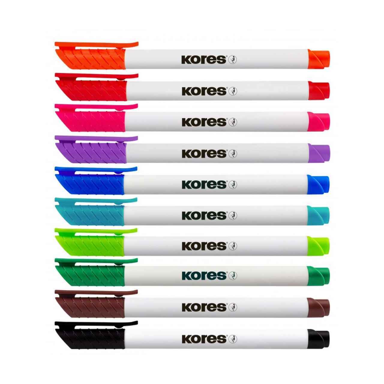 ماژیک وایت بردگرد10رنگ کورس