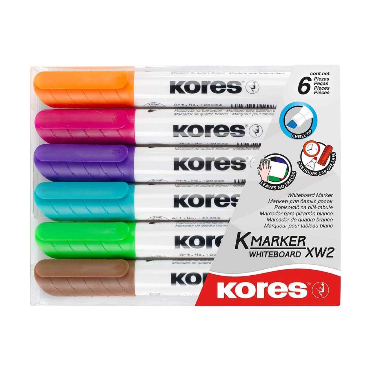 ماژیک وایت بردتخت6رنگ کورس