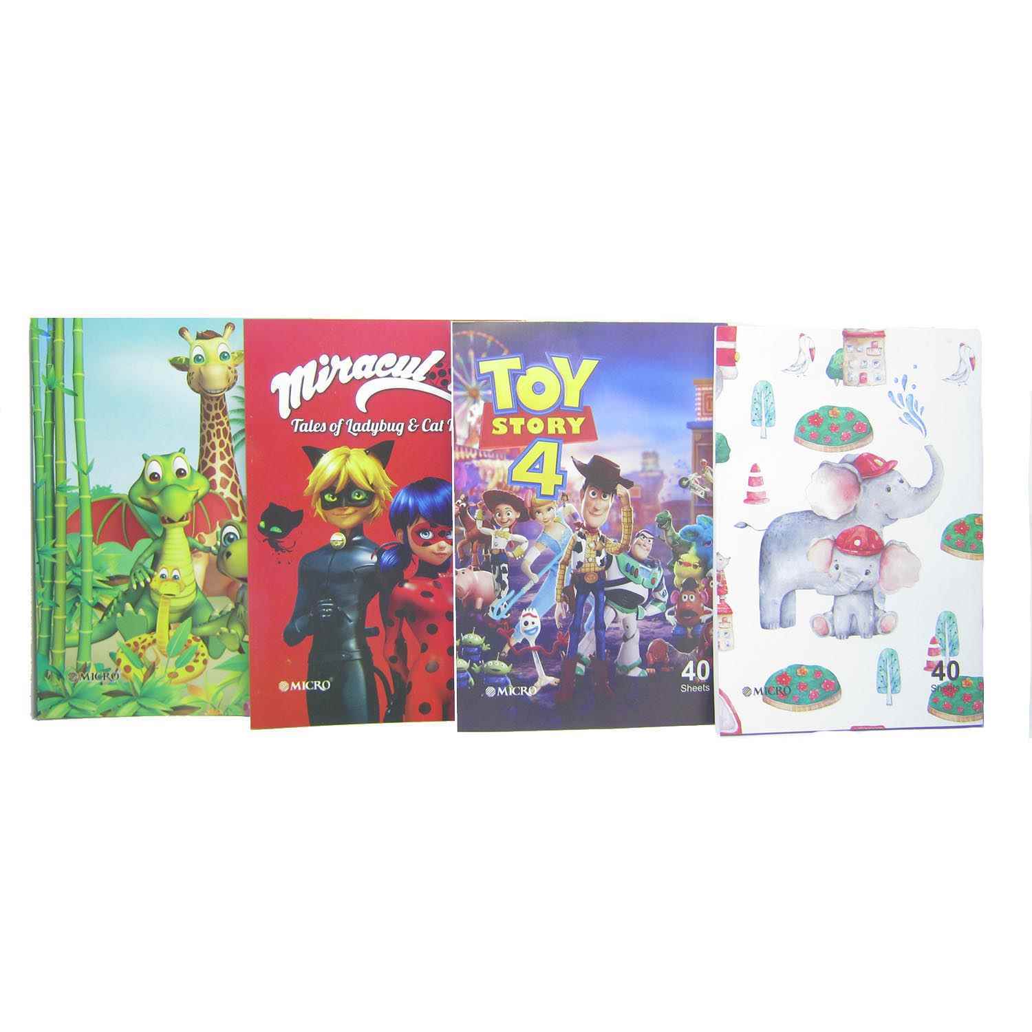 دفتر40برگ نقاشی منگنه ای  میکرو