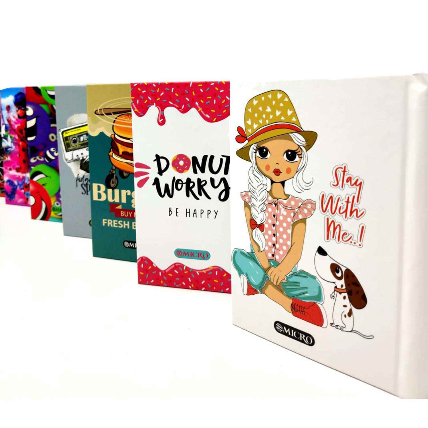 دفتریادداشت 100برگ جلدسخت 15*11 سیم ازبغل میکرو کدJ5