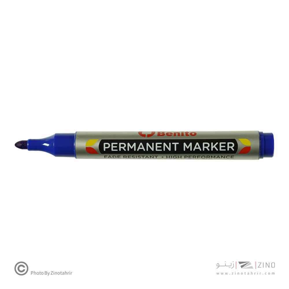 ماژیک معمولی گرد آبی بنیتو