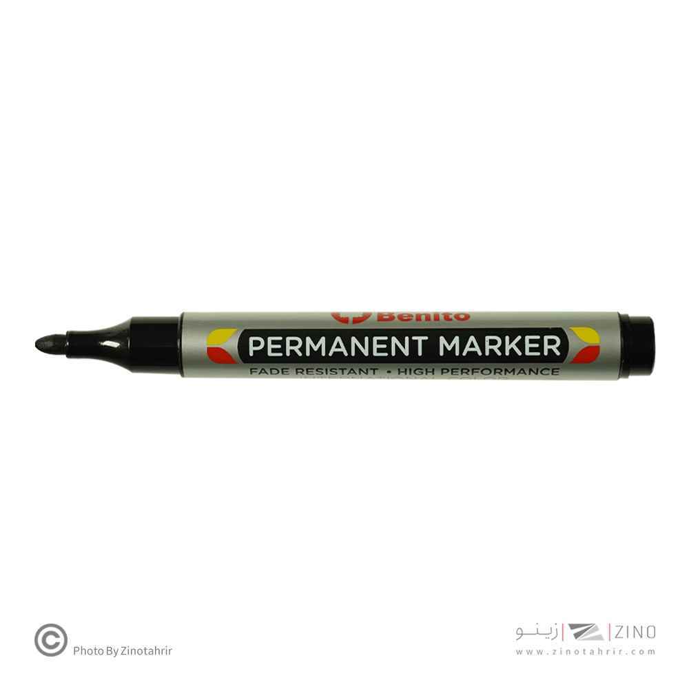 ماژیک معمولی گرد مشکی بنیتو