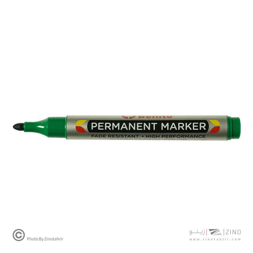 ماژیک معمولی گرد سبز بنیتو