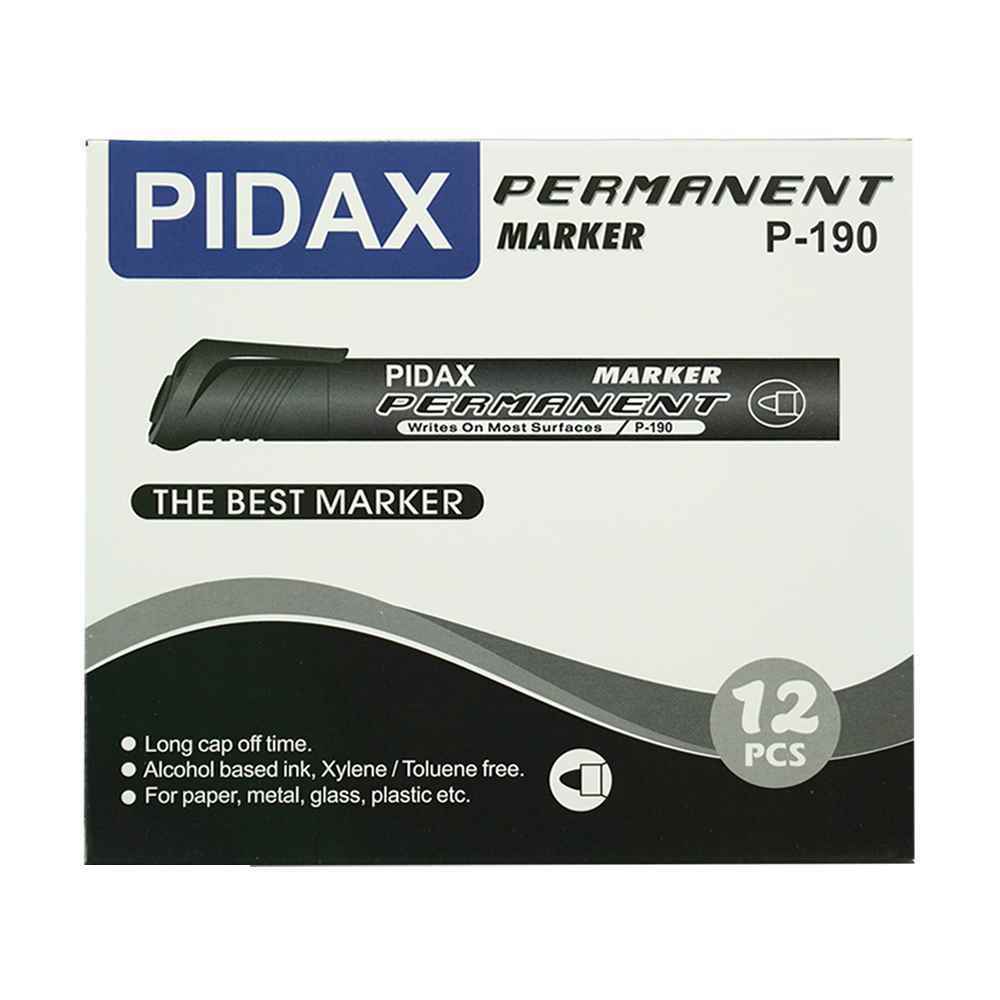 ماژیک معمولی گرد مشکی پیداکس کدp-190